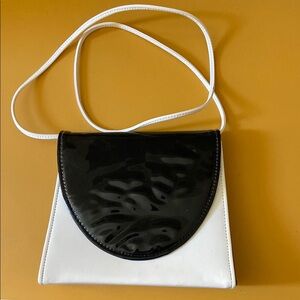 Elegant Black and White Women's Bag